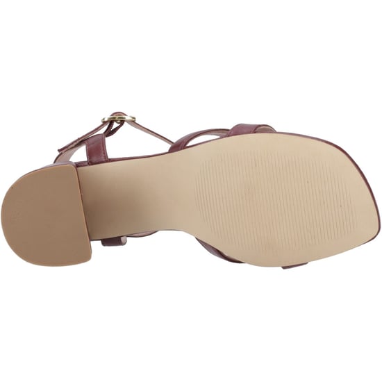 Hush Puppies Nalani Leren Dames Sandalen In Bordeaux - Image 3