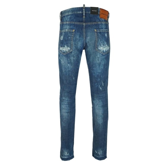 Dsquared2 Cool Guy Jean Blauwe Gerafelde Denim Broek - Image 2