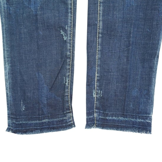 Dsquared2 Cool Guy Jean Blauwe Gerafelde Denim Broek - Image 3