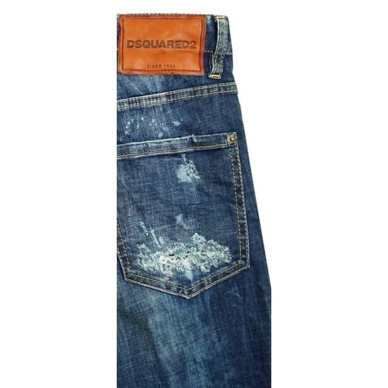 Dsquared2 Cool Guy Jean Blauwe Gerafelde Denim Broek - Image 4