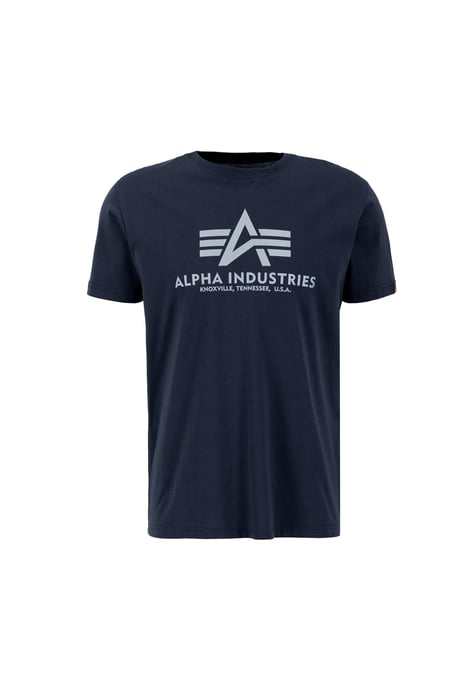 Basic Reflective Print T-Shirt - Image 1