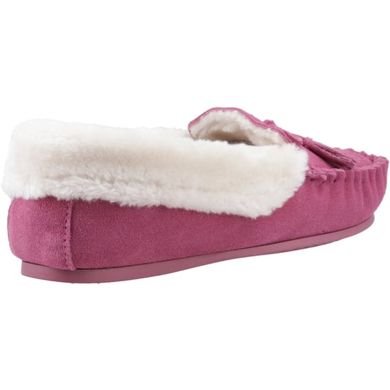 Hush Puppies Agnes Suède Dames Roze Slippers - Image 2