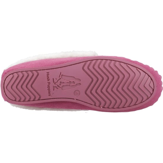 Hush Puppies Agnes Suède Dames Roze Slippers - Image 3