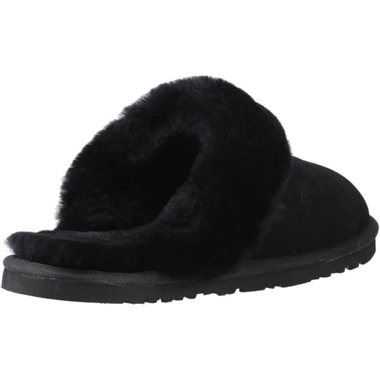 Hush Puppies Samantha Suede Dames Zwarte Pantoffels - Image 2