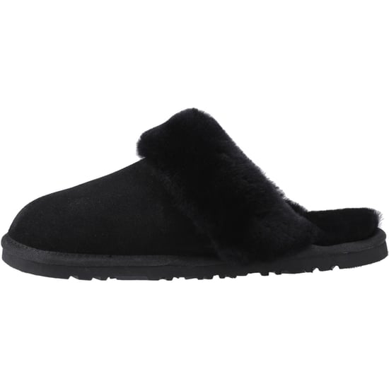 Hush Puppies Samantha Suede Dames Zwarte Pantoffels - Image 4