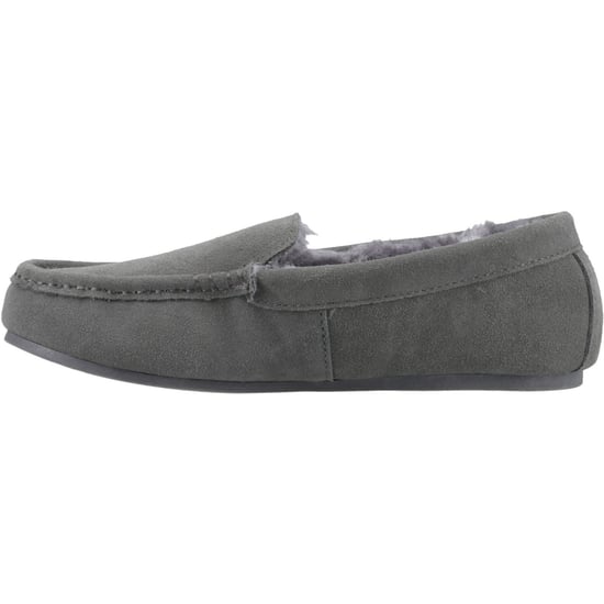 Hush Puppies Annie Mocassin Suède Dames Grijze Slippers - Image 4