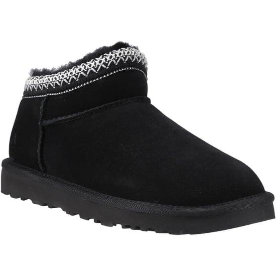 Hush Puppies Sloane Suede Dames Zwarte Pantoffels - Image 1