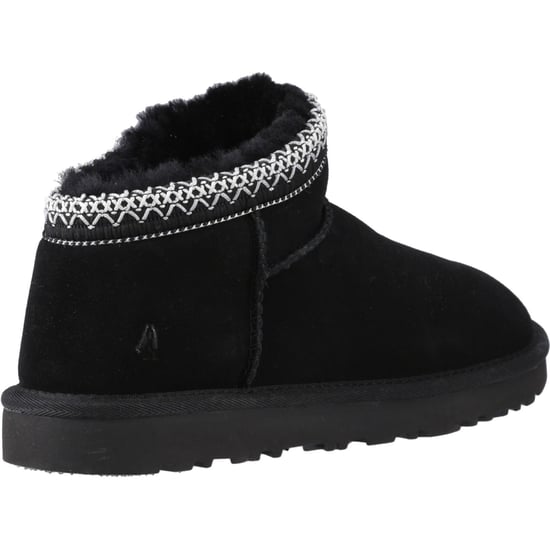 Hush Puppies Sloane Suede Dames Zwarte Pantoffels - Image 2