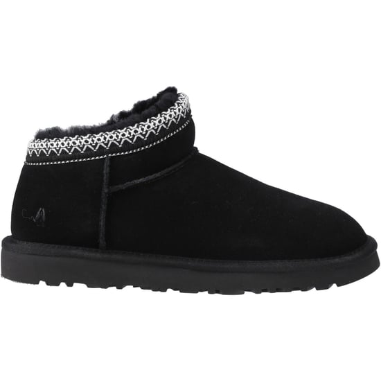 Hush Puppies Sloane Suede Dames Zwarte Pantoffels - Image 5
