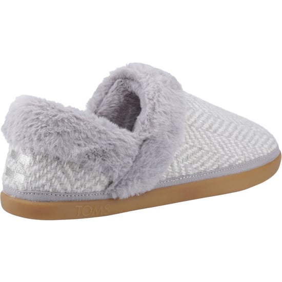 TOMS Oslo Polyester Dames Slippers in Drizzle Grey - Image 2