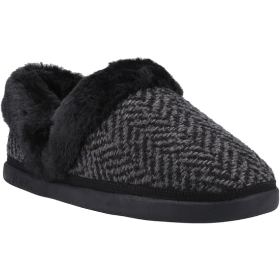 TOMS Oslo Polyester Dames Zwarte Slippers - Image 1