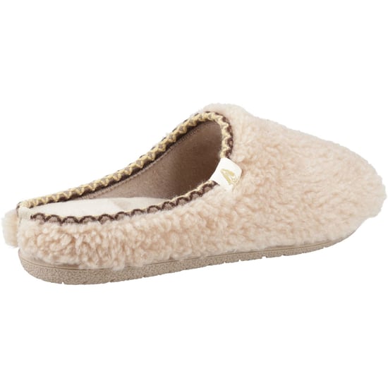 Hush Puppies Good Textiel Dames Beige Pantoffels - Image 2