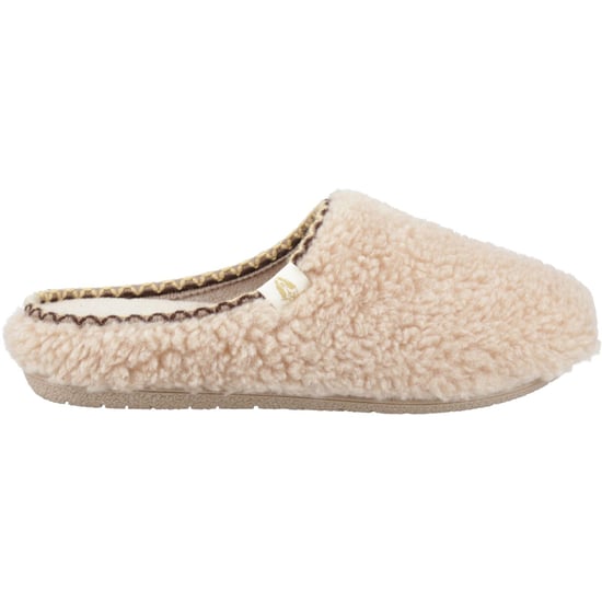 Hush Puppies Good Textiel Dames Beige Pantoffels - Image 5
