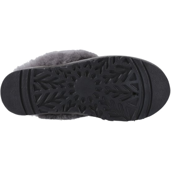 Hush Puppies Samantha Suede Dames Grijze Pantoffels - Image 3