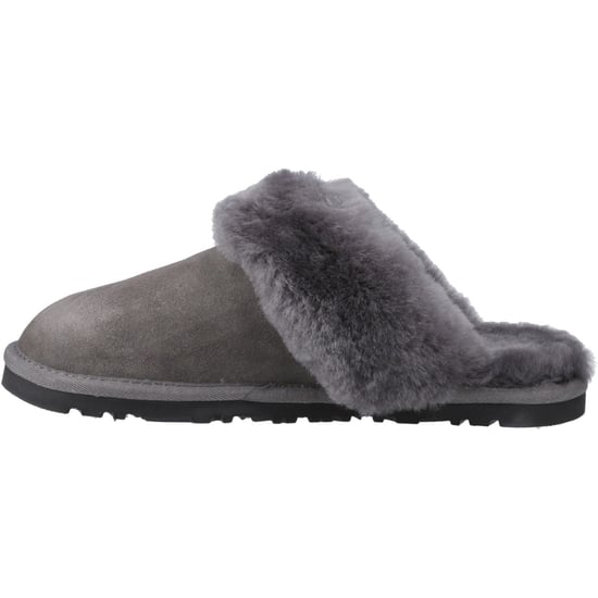 Hush Puppies Samantha Suede Dames Grijze Pantoffels - Image 4