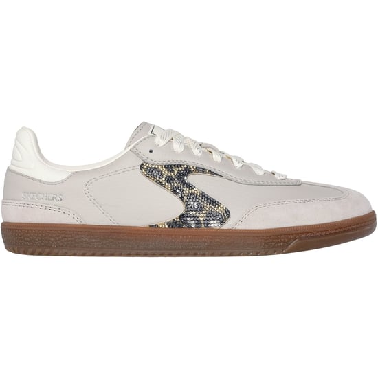 Skechers Hotshot Glinsterende Vlekken Dames Taupe Sneakers - Image 5