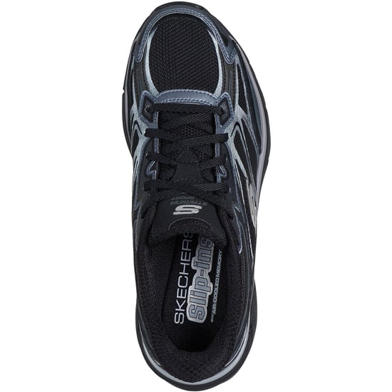 Skechers Stamina Sport Dames Zwarte Sneakers - Image 3