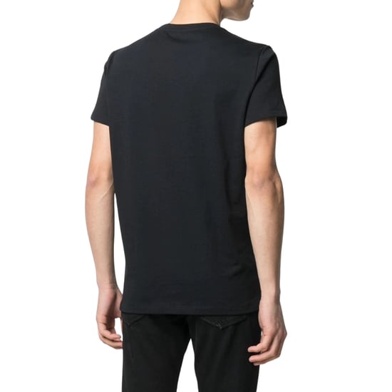 Balmain Paris Rainbow Multi Logo Zwart T-shirt - Image 4