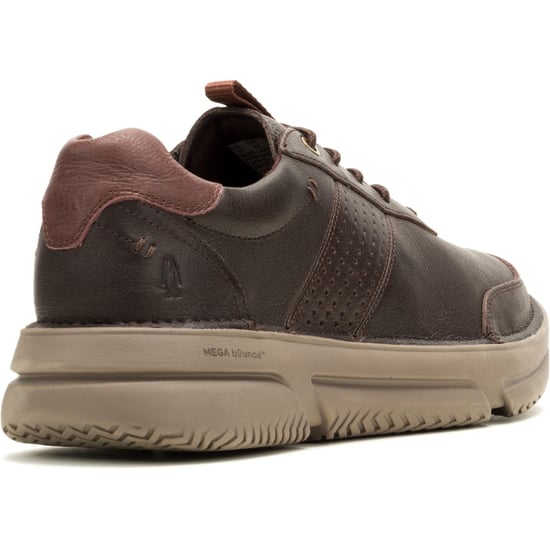 Hush Puppies Baylor Leren Heren Sneakers Bruin - Image 2