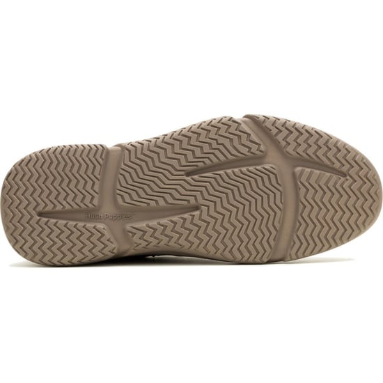 Hush Puppies Baylor Leren Heren Sneakers Bruin - Image 3