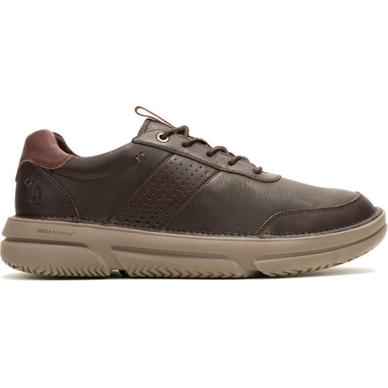 Hush Puppies Baylor Leren Heren Sneakers Bruin - Image 6