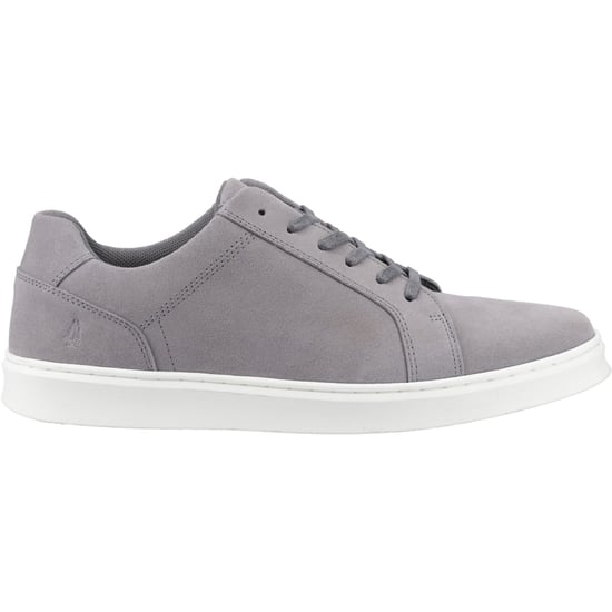 Hush Puppies Madden Heren Sneakers Van Suède In Het Grijs - Image 5