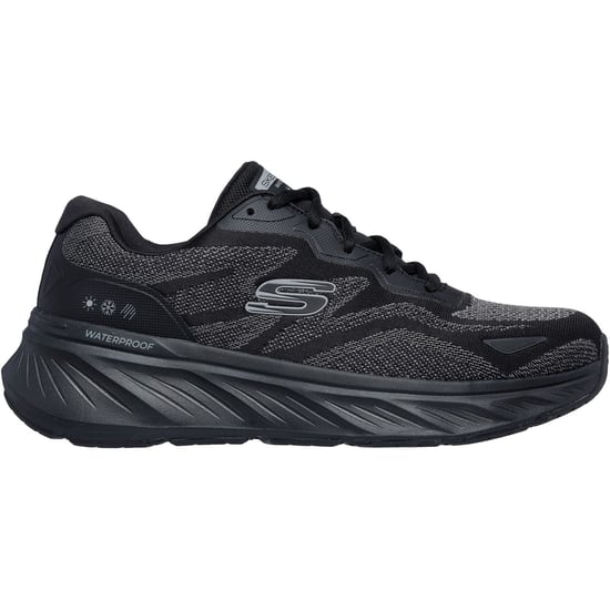 Skechers Edgeride Konzo Textiel Heren Zwarte Sneakers - Image 2