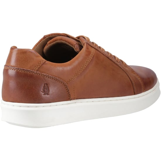 Hush Puppies Madden Heren Sneakers Van Leer In De Kleur Tan - Image 2