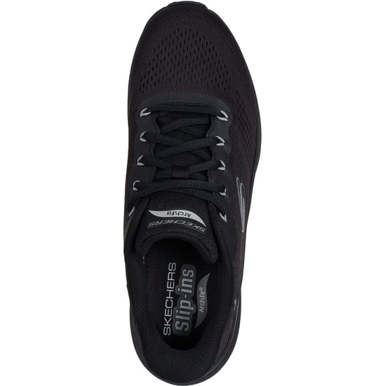 Skechers Arch Fit 2.0 Lestur Textiel Heren Zwarte Sneakers - Image 3