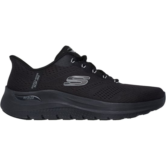 Skechers Arch Fit 2.0 Lestur Textiel Heren Zwarte Sneakers - Image 5