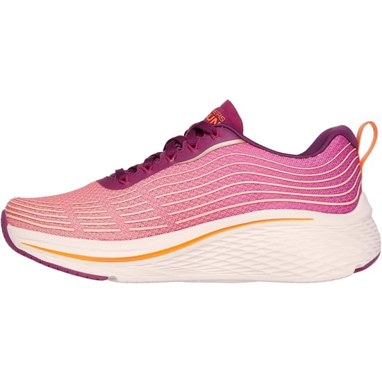 Skechers Performance Max Cushioning Elite 2.0 Alaura Textiel Dames Frambozenkleurige Sneakers - Image 4