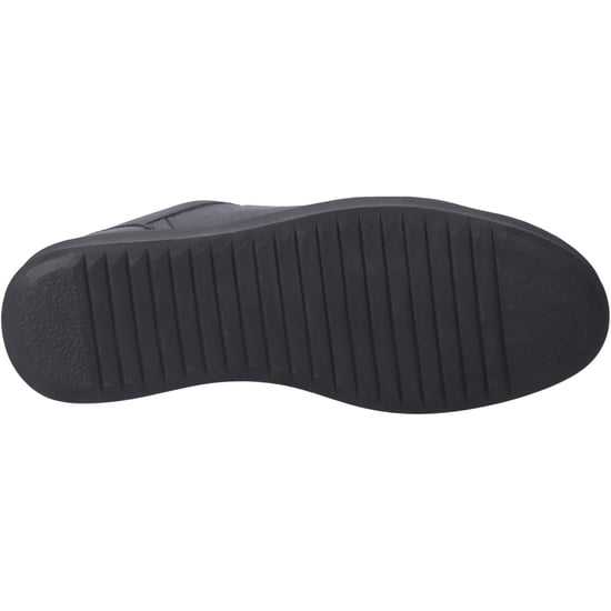 Hush Puppies Madden Leder Heren Zwarte Sneakers - Image 3