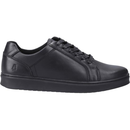 Hush Puppies Madden Leder Heren Zwarte Sneakers - Image 5