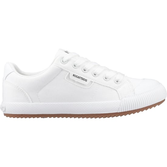 Women's Rocket Dog Cheery Low Canvas Pumps in White - Image 5