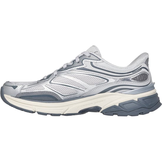 Skechers Stamina Sport Dames Zilveren Sneakers - Image 4