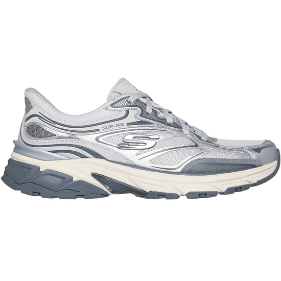 Skechers Stamina Sport Dames Zilveren Sneakers - Image 5
