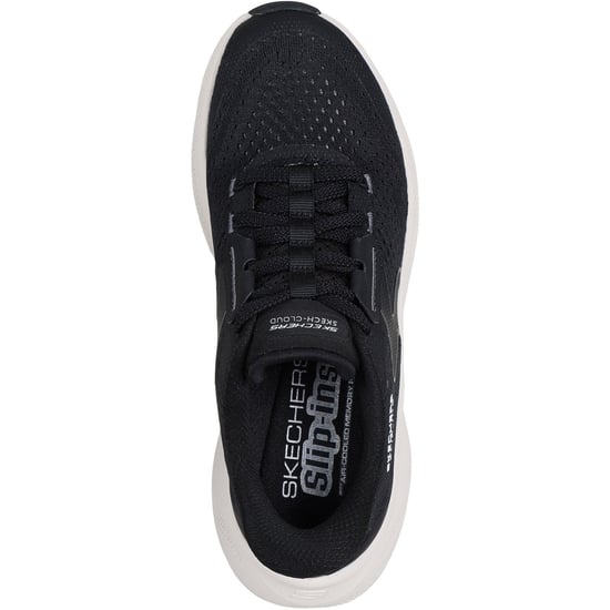 Skechers Skech Cloud Plush Horizon Polyester Dames Sneakers Zwart/Wit - Image 3