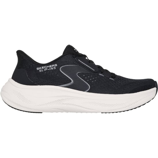Skechers Skech Cloud Plush Horizon Polyester Dames Sneakers Zwart/Wit - Image 5