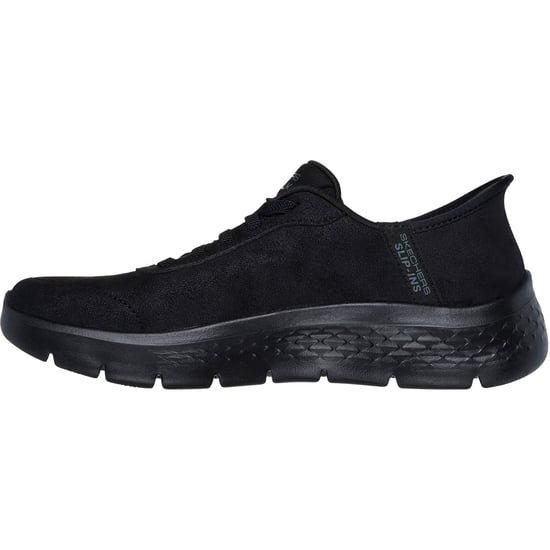 Skechers Go Walk Flex Mali Textiel Dames Zwarte Sneakers - Image 4