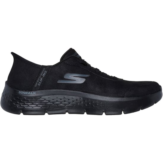 Skechers Go Walk Flex Mali Textiel Dames Zwarte Sneakers - Image 5