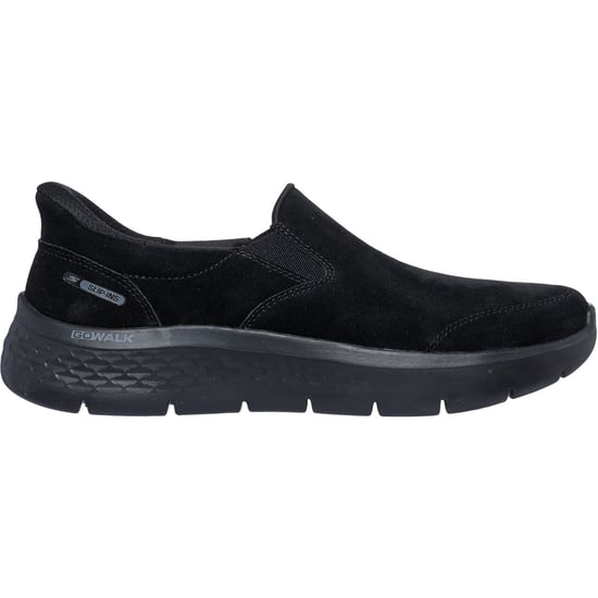 Skechers Go Walk Flex Suède Dames Zwarte Sneakers - Image 2