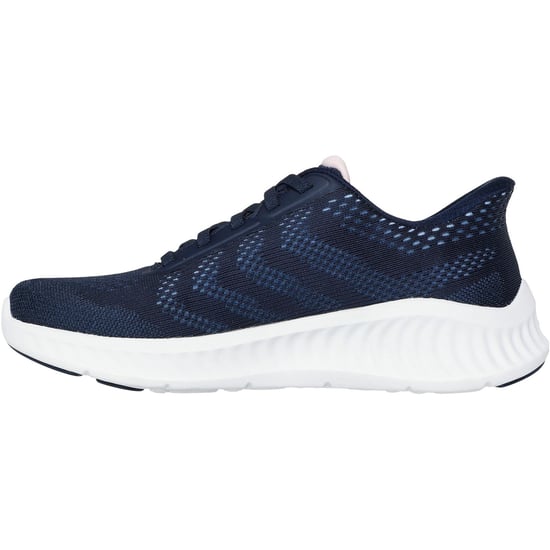 Skechers Go Walk Now Khloe Textiel Dames Marineblauw/witte Sneakers - Image 4