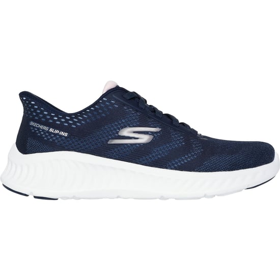 Skechers Go Walk Now Khloe Textiel Dames Marineblauw/witte Sneakers - Image 5