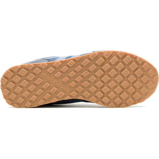 Hush Puppies Seventy8 Herenblauwe Leren Sneakers - Image 3