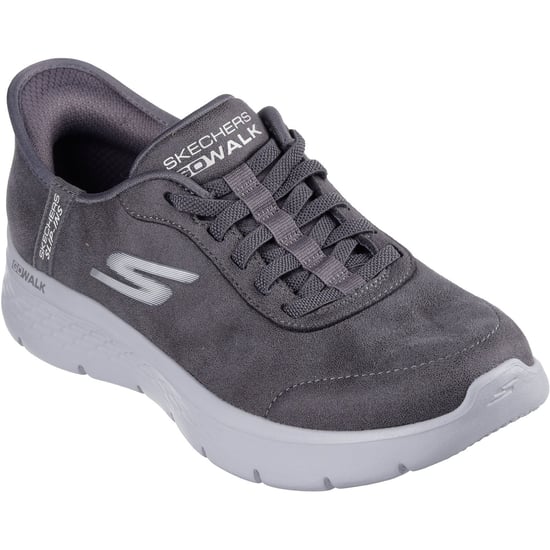 Skechers Go Walk Flex Mali Textiel Dames Houtskool Sneakers - Image 1
