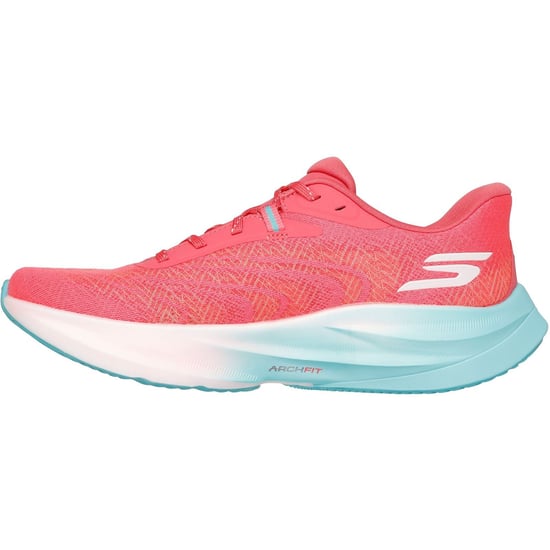 Skechers Performance GO RUN Ride 12 Textiel Dames Koraal Sneakers - Image 4