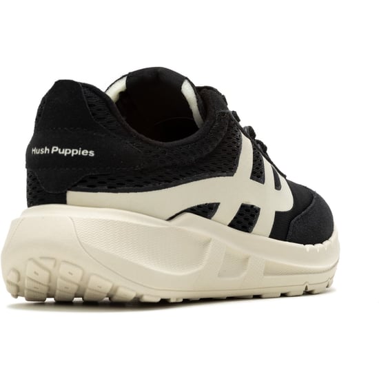 Hush Puppies Seventy8 Retro Runner Dames Zwarte Suède Sneakers - Image 2