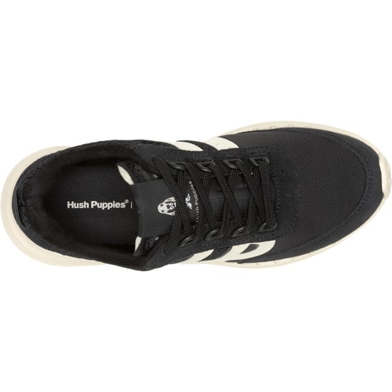 Hush Puppies Seventy8 Retro Runner Dames Zwarte Suède Sneakers - Image 4