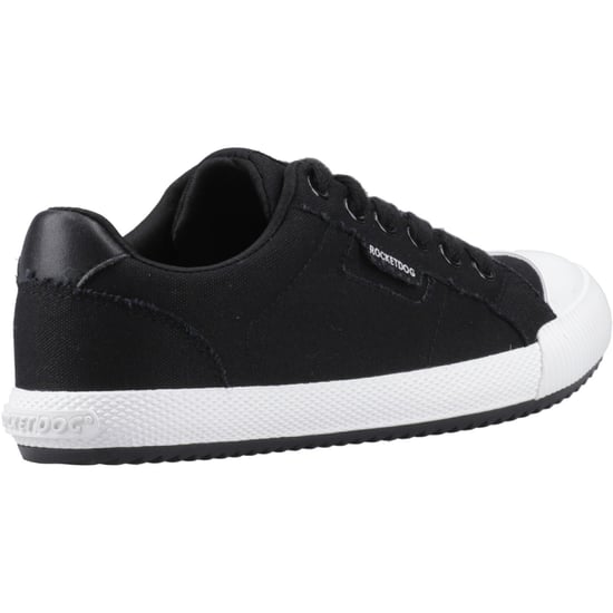 Rocket Dog Cheery Low Dames Zwarte Sneakers Van Katoen - Image 2