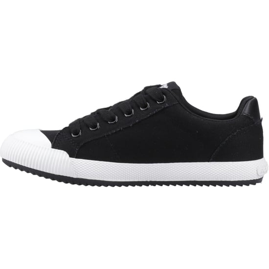 Rocket Dog Cheery Low Dames Zwarte Sneakers Van Katoen - Image 4
